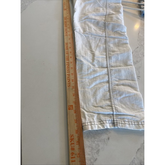 Vintage Women's Mossimo White Windbreaker Y2K Pants Size S made in USA - Picture 9 of 9